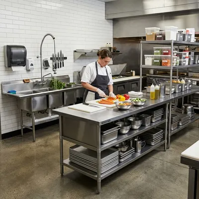 Mobiliário profissional em aço inox