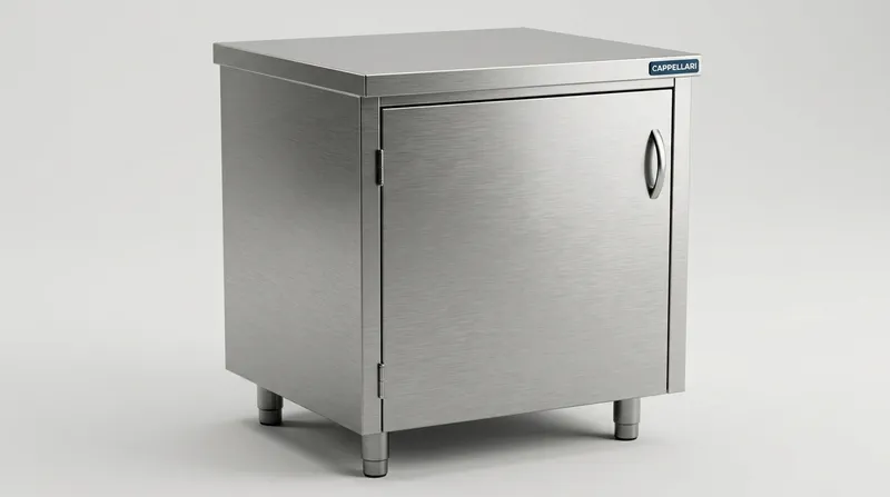 Gabinete Inox de Centro – 700mm — equipamento profissional em aço inox