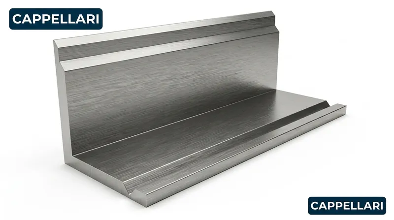 Prateleira Lisa Tipo Tray-Rest – 500mm — equipamento profissional em aço inox