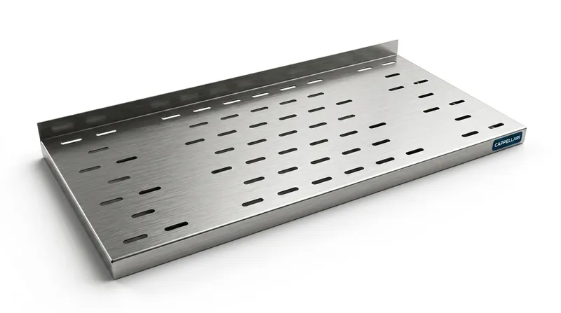 Prateleira Superior Perfurada – 500mm — equipamento profissional em aço inox