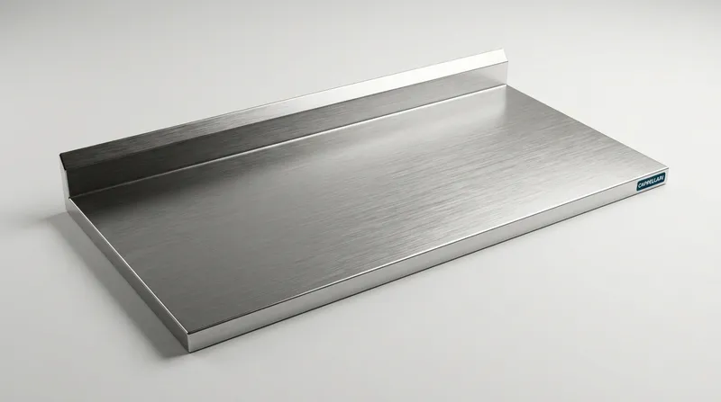 Tampo Liso de Encosto – 700mm — equipamento profissional em aço inox